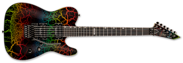 ESP LTD Eclipse 87 Rainbow CRK Front